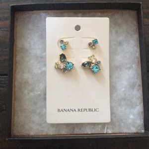 Banana Republic Double Earrings set